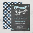 Buscar biplane invitaciones Retro