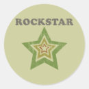 Buscar rockstar redondas pegatinas Música