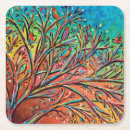 Buscar naturaleza posavasos Colores brillantes