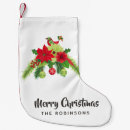 Buscar acuarela floral calcetines navideños Vacaciones