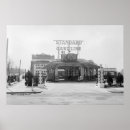 Buscar estación de servicio posters Fotos antiguas de automóviles