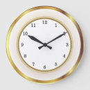 Buscar gold relojes de pared Blanco