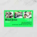 Buscar neón tarjetas de visita Elegante