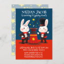Buscar conejo mágico invitaciones Cualquier niño