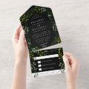 Buscar jardín boda invitaciones Verde