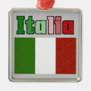 Buscar bandera italiana adornos Verde