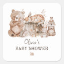 Buscar neutral baby shower pegatinas Animales