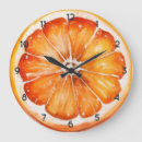 Buscar fruta cítrica relojes de pared Naranjas