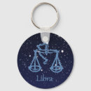 Buscar libra zodiaco llaveros Cielo estrellado
