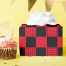 Buscar rojo negro papel de regalo Para él