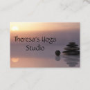 Buscar sol estándar tarjetas de visita Yoga