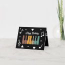Buscar llave de la música tarjetas Piano