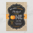Buscar primer halloween invitaciones Nuestra calabaza pequeña
