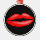 Buscar labios rojos adornos Lápiz labial
