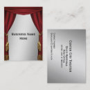 Buscar teatro tarjetas de visita Películas