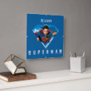Buscar superhéroe relojes de pared Película de superman