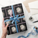 Buscar toro papel de regalo Negro