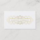 Buscar adornado tarjetas de visita Moda