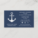 Buscar yate tarjetas de visita Costero