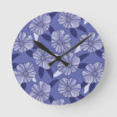 Buscar lila relojes de pared Geométrico