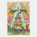 Buscar parís paños de cocina Retro