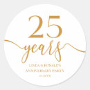 Buscar 25 años boda pegatinas Para ellos