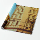 Buscar edificios papel de regalo Retro