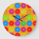 Buscar jugosa relojes de pared Cítrico