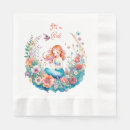 Buscar sirena servilletas Ducha de bebé chica