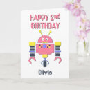 Buscar segundo tarjetas de cumpleaños Rosa