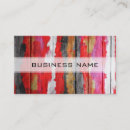 Buscar madera pintada tarjetas de visita Profesional