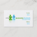 Buscar rompecabezas tarjetas de visita Negocio