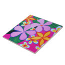 Buscar flores hawaianas azulejos Rosa