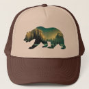 Buscar oso grizzly camionero gorras Naturaleza
