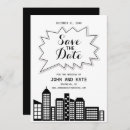 Buscar esquina invitaciones Negro y blanco