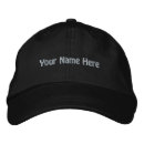 Buscar negro gorras Bordada