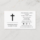 Buscar sacerdote católico tarjetas de visita Clero
