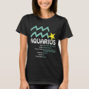 Buscar horóscopo del acuario camisetas Para ella