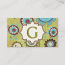 Buscar estampados flores de tarjetas de visita Floral