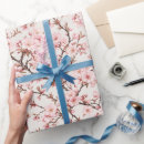 Buscar flores cerezo de papel de regalo Rosa