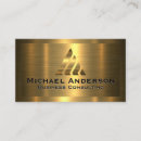 Buscar marco del oro tarjetas de visita Jefes