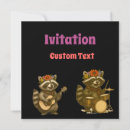 Buscar mapaches invitaciones General y unisex