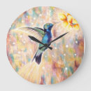 Buscar hummingbird relojes de pared Nature