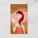 Buscar vector tarjetas de visita Chica