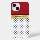Buscar lunar rojo y blanco iphone fundas Para todos