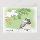 Buscar chickadee postales Nieve