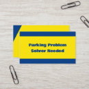 Buscar estacionamiento tarjetas de visita Aparcamiento malo