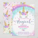 Buscar mágicas invitaciones Unicornio