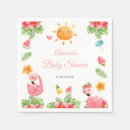 Buscar flamingo servilletas Ducha de bebé chica