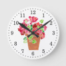 Buscar pot relojes de pared Rosa